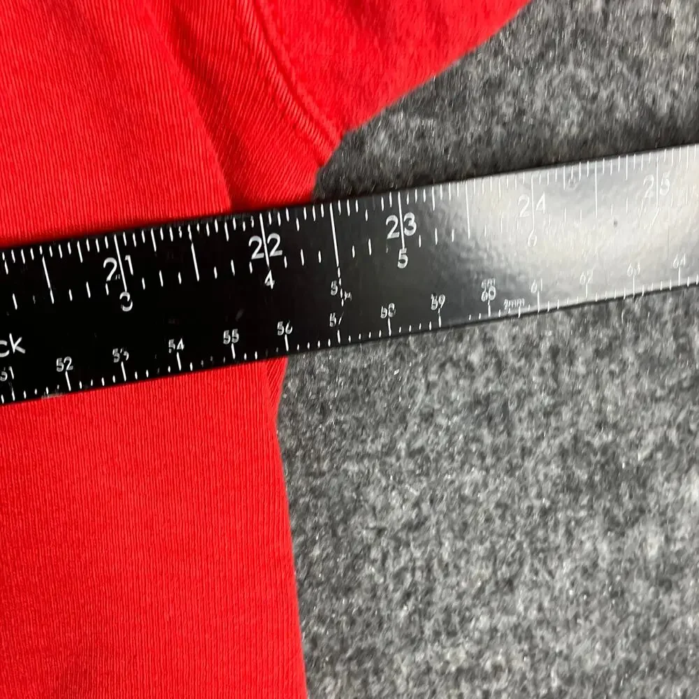 Fruit of the Loom Sweatshirt Mens Size L Red Breck-N-10 Tour Ski Graphic Vintage